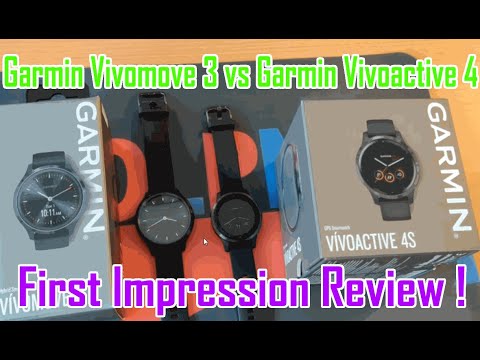 Perioperativ periode Stavning kylling Garmin Vivomove 3 vs Garmin Vivoactive 4 Comparison Value & Features -  YouTube
