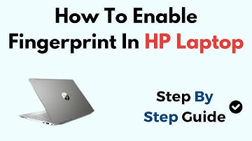 How To Enable Fingerprint In HP Laptop Windows 11