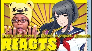 DRIVING YOUR RIVALS TO MURDER IN YANDERE SIMULATOR | YANDEREDEV REACT |  AYCHRISTENE REACTS