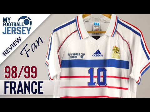 France Away Retro Jersey 98/99 (CG01) Fan Version Review - YouTube