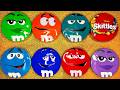 Satisfying Video | Beautiful Unpacking Vibrant Skittles and Tasty M&amp;M'S Candy From Mystery Tins ASMR