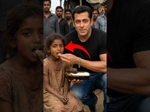 सलमान खान ने गरीब लड़की को खिलाया खाना। Salman Khan & Poor Girl #salmankhan #shortvideo #viralshorts