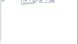 5 4 Factoring Polynomials
