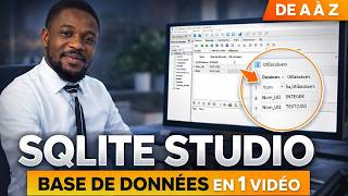 Maîtriser SQLite Studio en 1 Vidéo : Base de Données, Tables, Insertion & Affichage (Débutant → Pro)