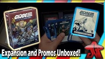 G.I. Joe Deck-Building Game: Shadow of the Serpent Expansion unboxing