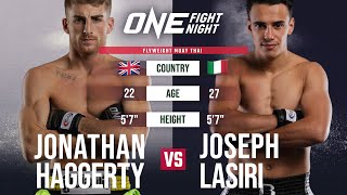 Muay Thai Banger 👊💥 Jonathan Haggerty’s INTENSE ONE Debut!