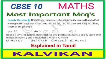 Cbse Class 10 Maths Mcq