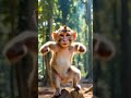 Monyet joget merah jambu.#monyetlucu #monyetviral #shorts #shortvideo #shortsfeed