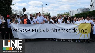 Marche blanche pour Shemseddine / Viry-Châtillon (91) - France 12 avril 2024