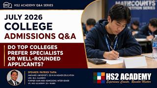 Do Top Colleges Prefer Specialists or Well-Rounded Students