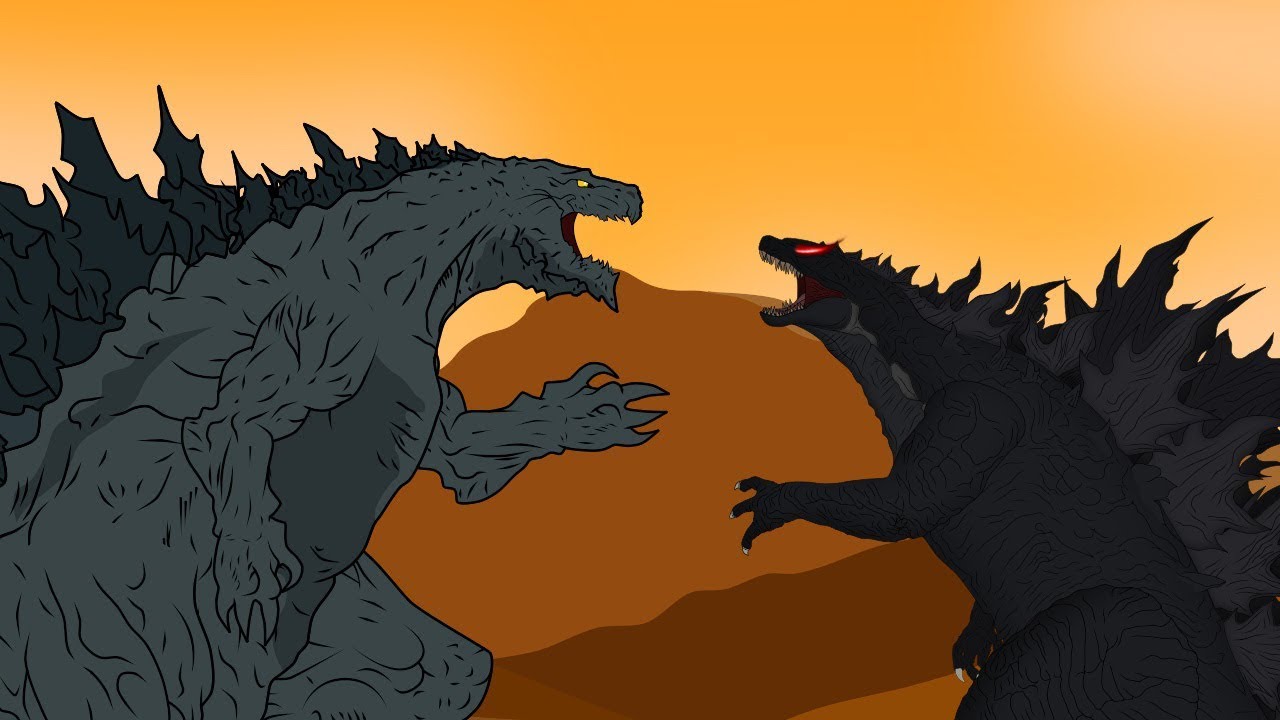 Godzilla Earth vs Godzilla Had 5th Evolution 