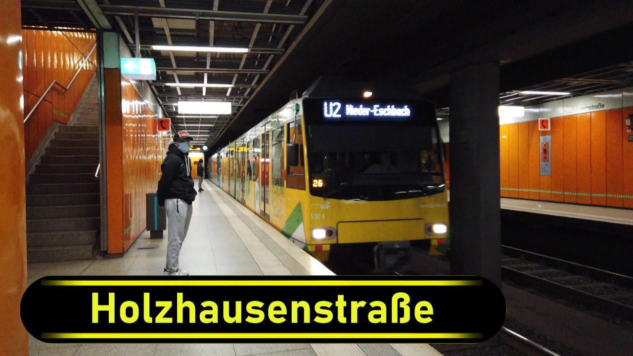 U-Bahn Station Holzhausenstraße - Frankfurt 🇩🇪 - Walkthrough 🚶