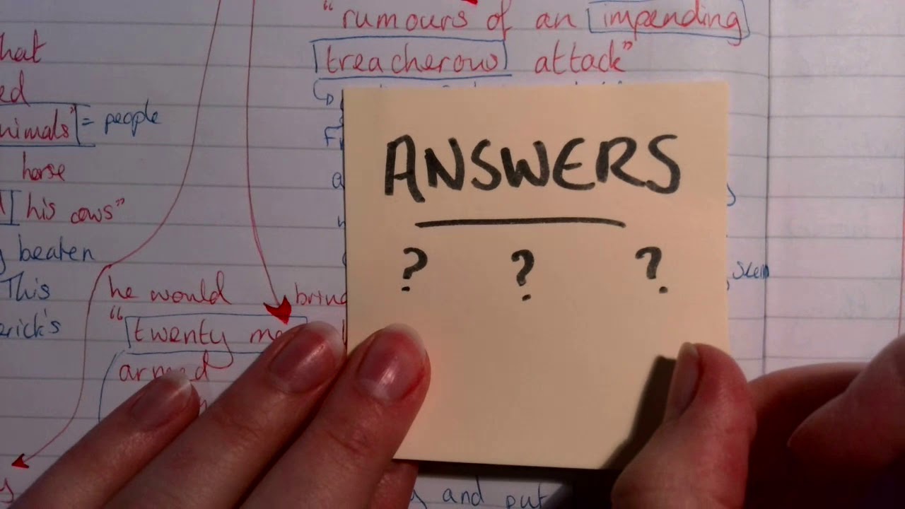 Animal Farm Lesson 08 - Frederick analysis with answers - YouTube