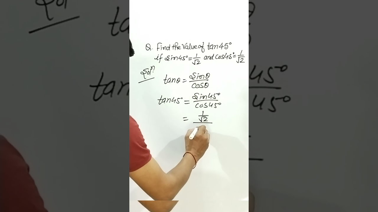 Tan 45 How To Find Tan 45 Degree Value Tan 45 Tan 45 How To Find Tan 45 Degree Value Tan 45