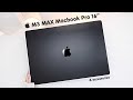 Apple macbook pro m3 max space black unboxing aesthetic accessories  genshin  gameplay