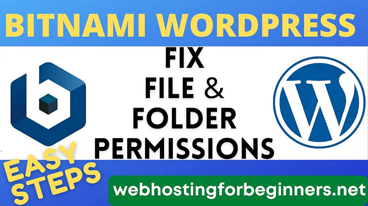 Easily Fix File and Folder Permissions Denied Errors in Bitnami WordPress