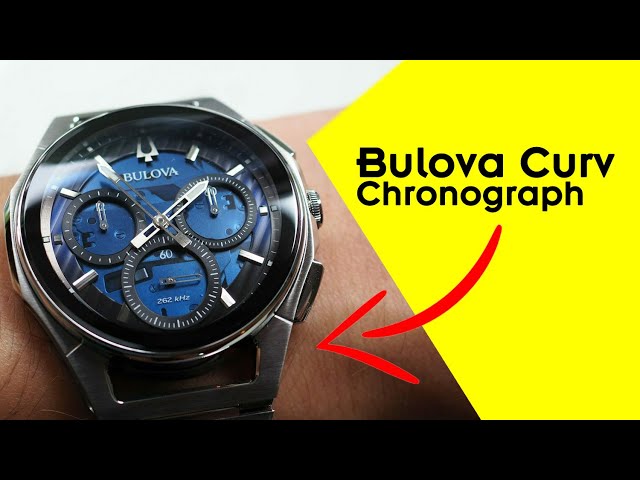 The Bulova Curv 96a205 Chronograph Review - Joly Watch Review - YouTube