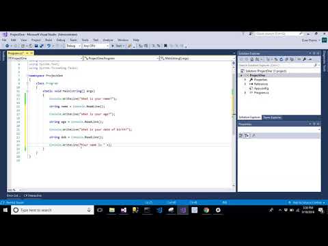 C# School  - What Is Your Name Challenge - Solution