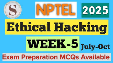 NPTEL Ethical Hacking Week 5 Assignment Answers 2025 | Quiz Solution | July–Oct | #SKumarEdu