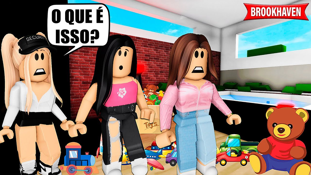 CHEGOU* BRINQUEDO DA VIDA REAL NO Brookhaven Rp (ROBLOX) FACECAM 