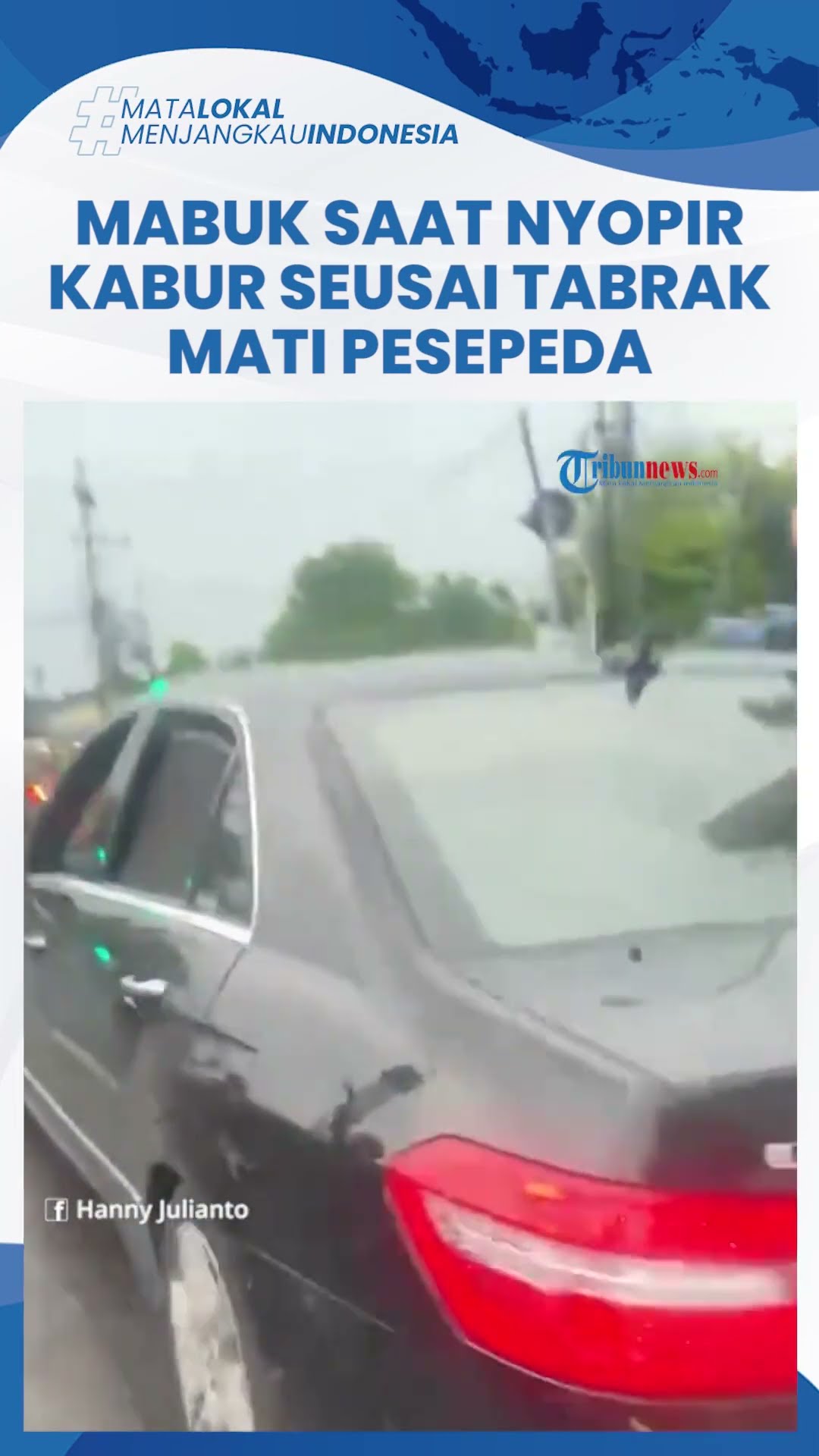 Viral Video Pria Surabaya Mabuk Tabrak 4 Mobil \u0026 4 Pesepeda hingga Korban Tewas, Kabur Dicegat Warga