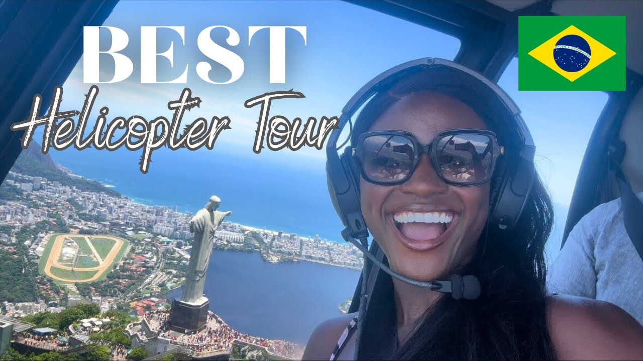 BEST Rio de Janeiro Brazil HELICOPTER TOUR 🚁🇧🇷 Christ the Redeemer, Sugarloaf, Copacabana