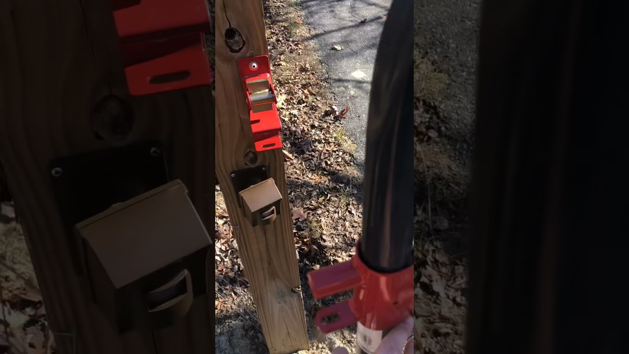 Защелка для ворот фермы с тракторным приводом