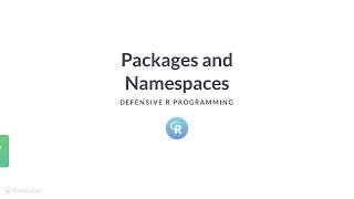 R Tutorial: Packages and Namespaces