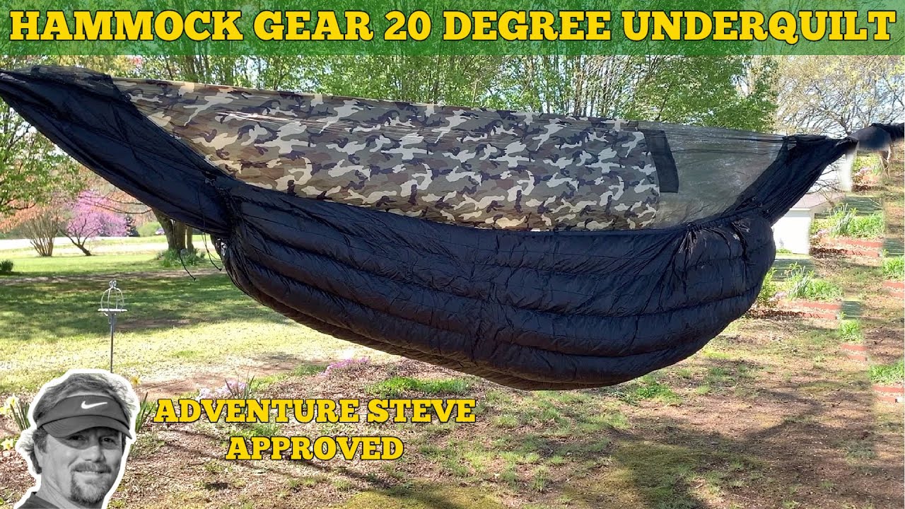 Hammock Gear 20° Premium Under Quilt for Dutchware Chameleon YouTube