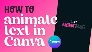 How to animate text in Canva tutorial | Kinetic typography with Match & Move | Step-by-Step guide