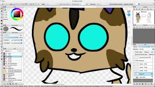 Drawing my moth oc's ref sheet (timelapse)