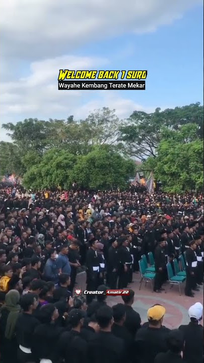 Welcome back 1 suro || wayahe kembang terate mekar #Shorts