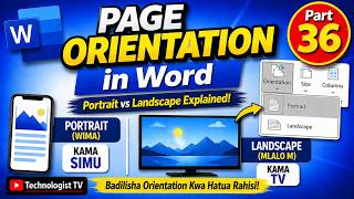 Microsoft Word Page Orientation Explained | Portrait vs Landscape (Simple Tutorial for Beginners)