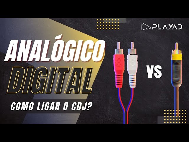 Cabo RCA VS Cabo Digital - Como ligar o CDJ? - YouTube