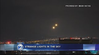 Caught on camera: Strange lights spotted floating over Oahu