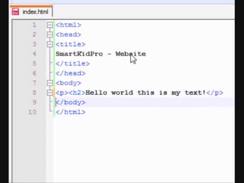 SmartKidPro Website Learning HTML #2 Part 1