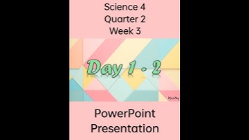 Science 4 Matatag Curriculum Powerpoint Presentation Quarter 2 Week 3 #grade4matatag #grade4 #ppt