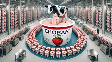 How Chobani Yogurt is Made in a Factory | Yogurt Factory Process