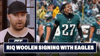 Riq Woolen Signing With The Eagles | PFF NFL Show