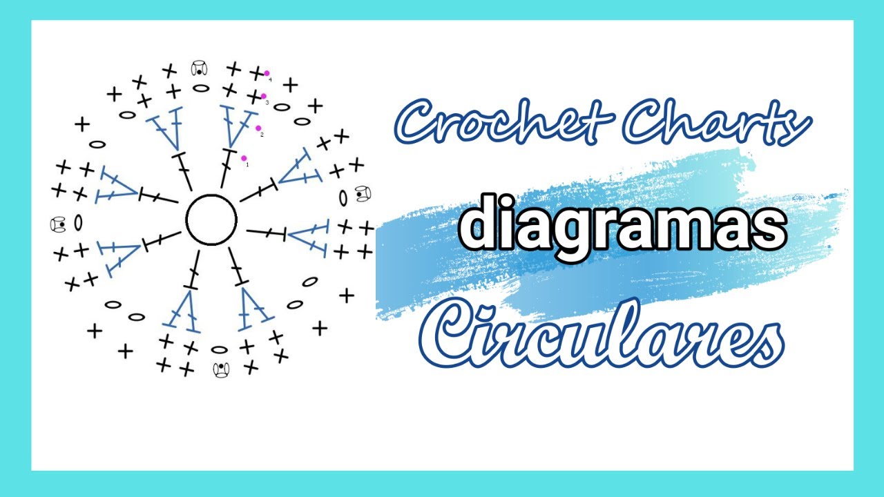 🤓🤯Así hago mis PATRONES más profesionales CROCHET CHARTS Tutorial en Español