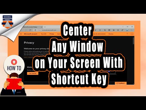 How to Center Any Window on Your desktop With SHORTCUT KEY
