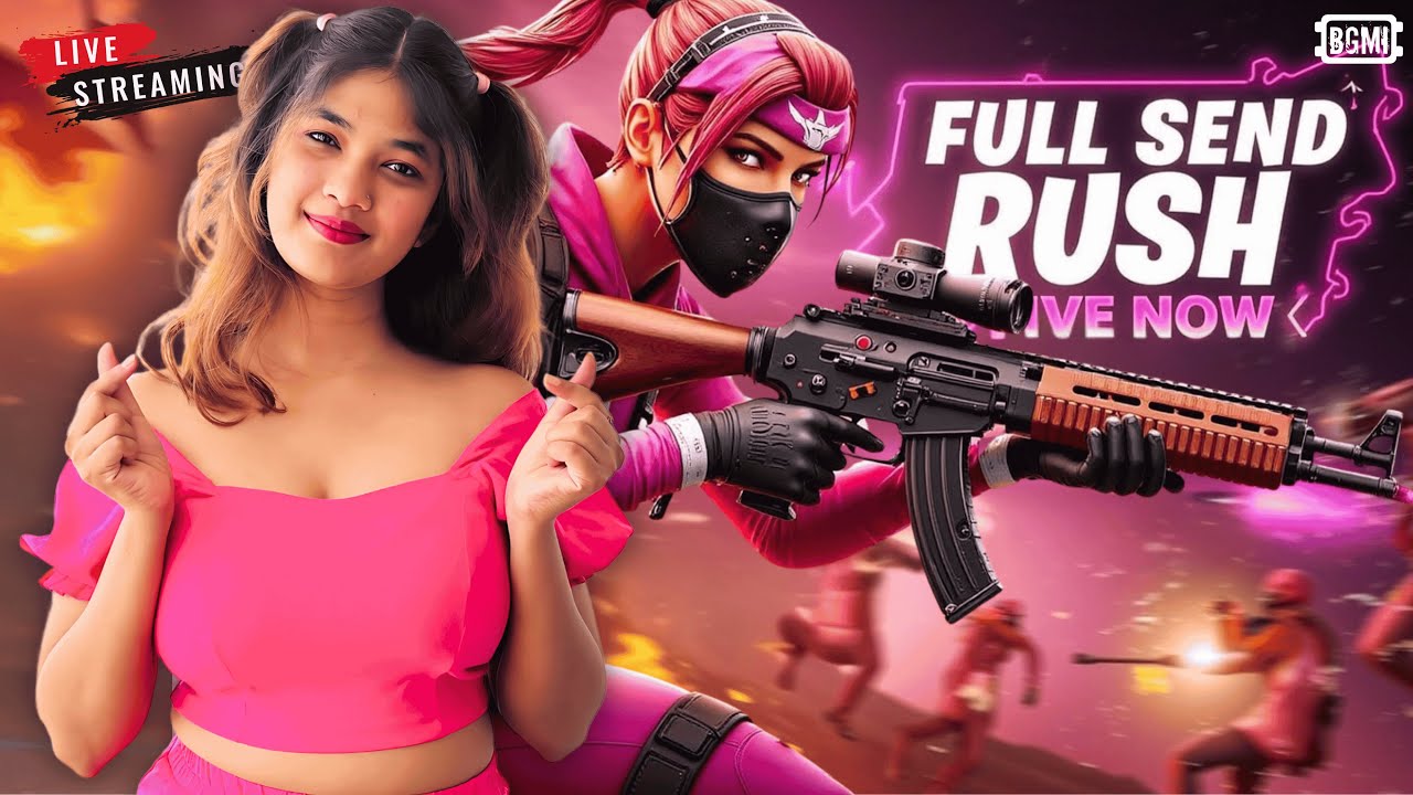 🔴 PRAJU IS LIVE | BGMI LIVE with GIRL GAMER 💛