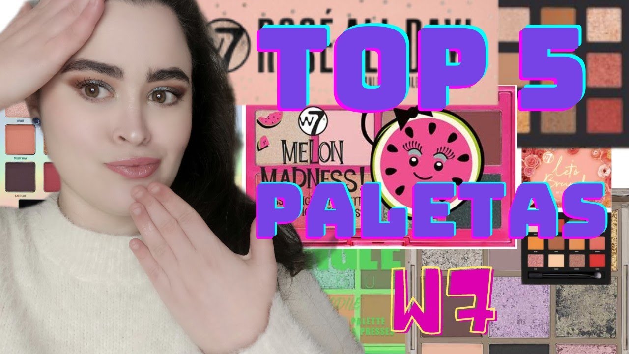 🔥Top 5 Paletas De w7 Por Menos De 10€ 💸 / Juncal González