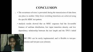 LOW POWER BUILT-IN SELF-TEST ARCHITECTURE WITH MSIC TEST PATTERN GENERATOR