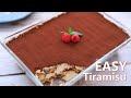 提拉米苏｜超简单配方，半小时速成【萨姐的南腔北调】Easy Tiramisu Recipe【Lisa's Kitchen】