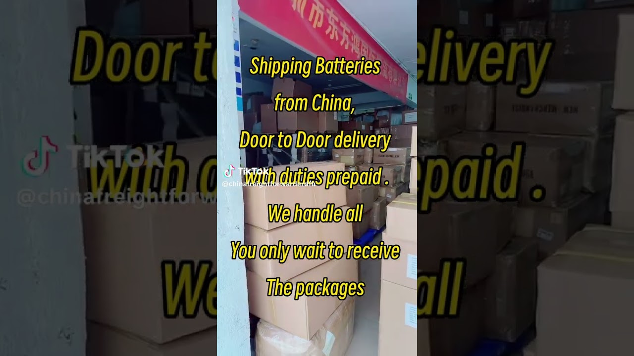 How to ship batteries from China by the simplest method?