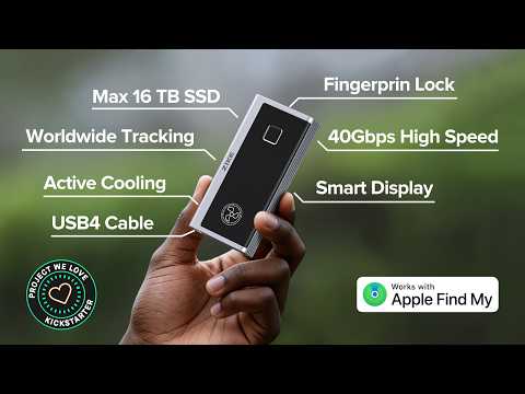 🎉🎉ZIKE VAULT SSD | The World’s First USB4 SSD with Find My & Fingerprint Lock