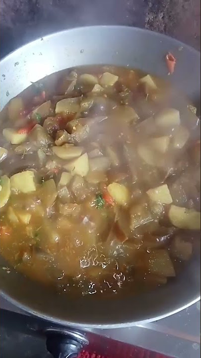 aloo beengan ki sabji 🥔🍅🍆