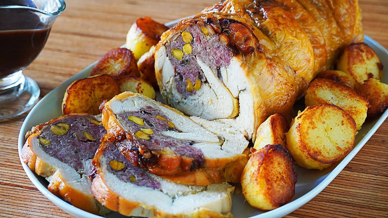 MÁS RICO IMPOSIBLE! POLLO RELLENO MUY JUGOSO PARA NAVIDAD