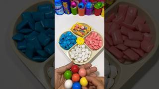Surprise candy gummy ball 🍋🥥💖🔵🌈 #gummy